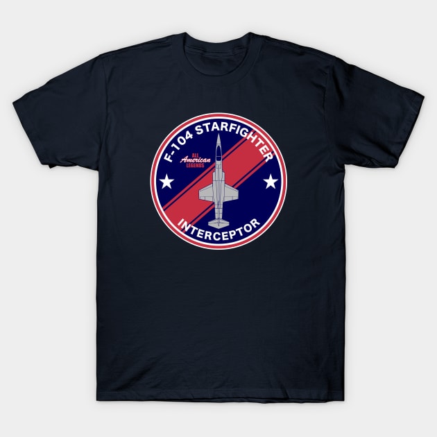 F-104 Starfighter Patch T-Shirt by TCP